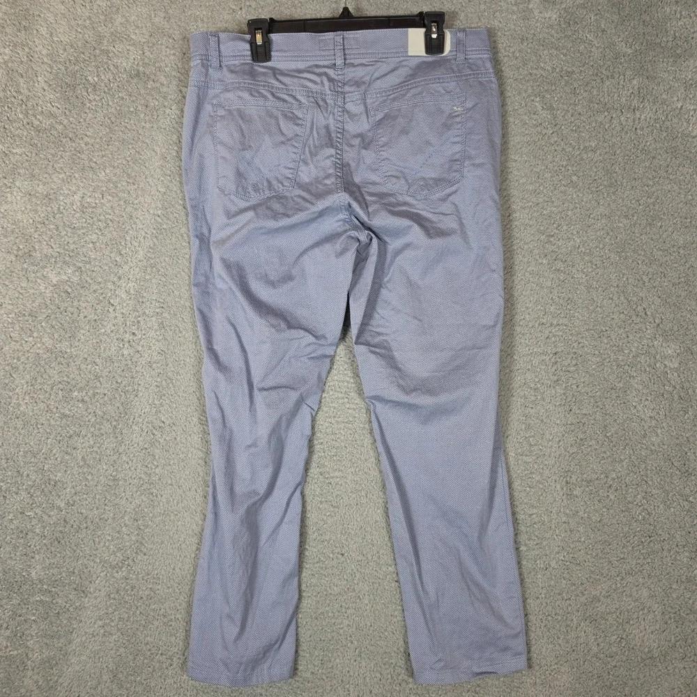 Brax Chino Pants Mens 36x34 Blue Cooper Fancy Ultralight Regular Fit Casual